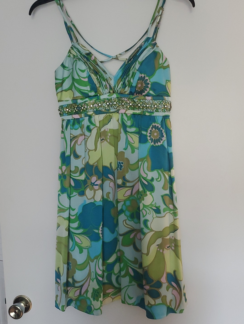 OC by OC Mint Satin Silk Dress (Mint)